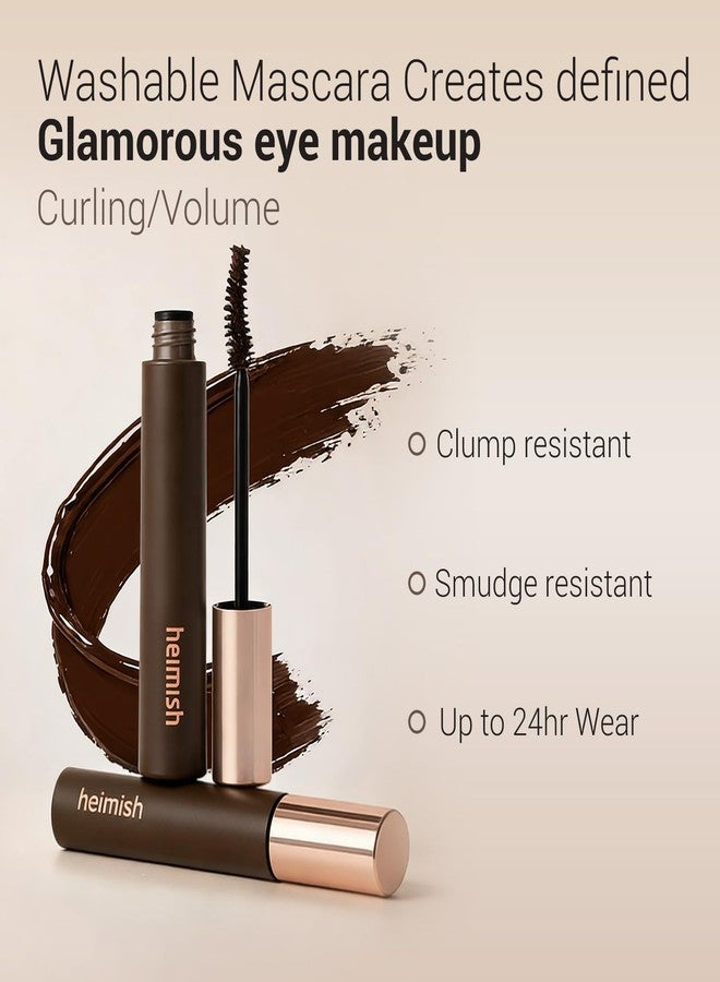 هيميش ماسكارا هايميش دايليسم سمادج ستوب، لتجعيد وتطويل الرموش، تدوم طويلاً، مقاومة للتلطخ، قابلة للغسل، ماسكارا كورية، 9 غرام/0.32 أونصة - بني مجعد - Image 2